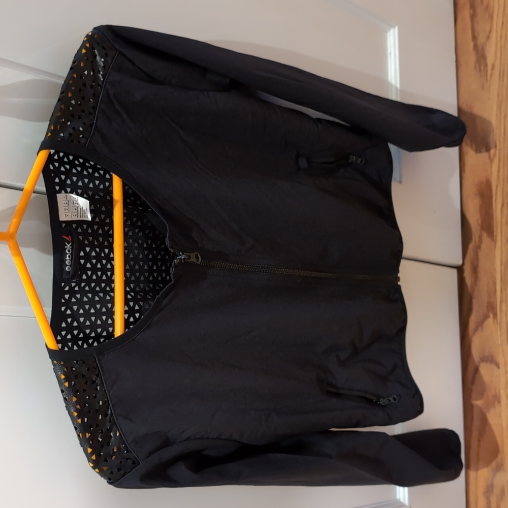 Reebok bomber jacket, medium, black